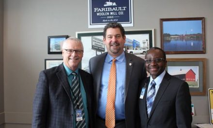 A special visit from Riverland Community College today. Steve Bowron (Dean for …