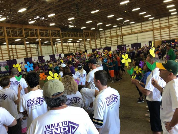 The Walk to End Alzheimer’s was a huge success. Great crowd and perfect weather…