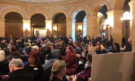 I was honored to be able to speak in the Minnesotan Rotunda for deaf, deaf/blind…