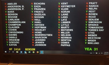 Senator Lang brings up a good point. We voted No so the continued waste, fraud,…