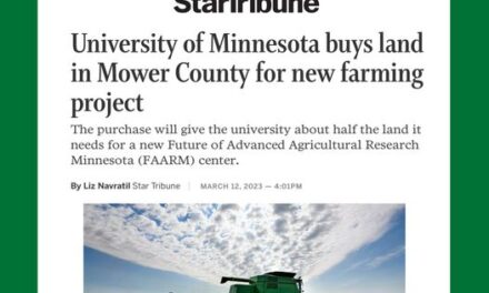 I am thrilled to share that the University of Minnesota plans to purchase nearly…