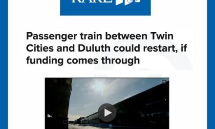 I spoke to KARE 11 recently about the proposed passenger train between Duluth an…